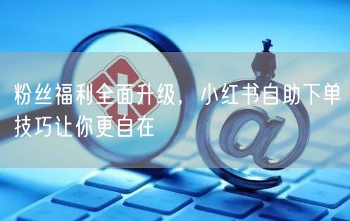 粉丝福利全面升级，小红书自助下单技巧让你更自在
